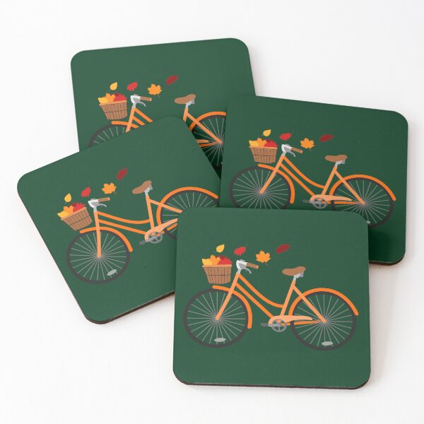 Item preview, Autumn Bike (Orange) designed and sold by Arianna Khalil.