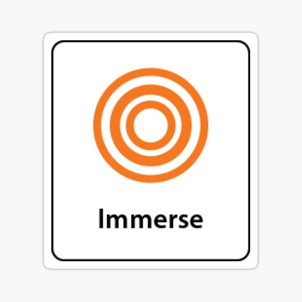 Immerse Phase of Guided Inquiry Design Sticker