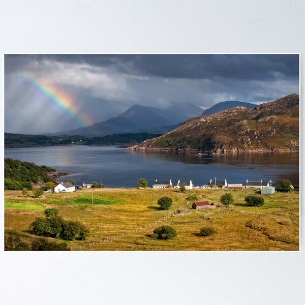 Item preview, Rainbow, Applecross Coastal Route Wester Ross Scotland designed and sold by PhotosEcosse.