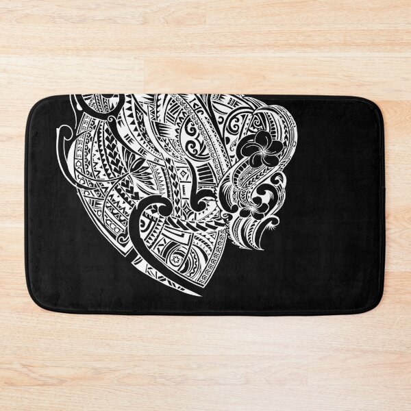 Item preview, Vintage Hawaiian White Overlay Tribal Designs 3430 designed and sold by sunnthreads.