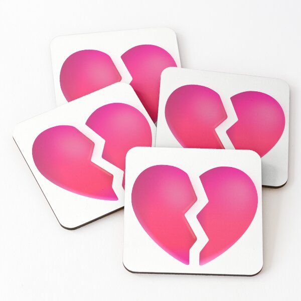 Item preview, Broken heart emoji - optimized designed and sold by abroadDesigns.