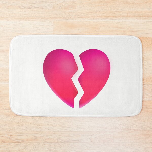 Item preview, Broken heart emoji - optimized designed and sold by abroadDesigns.
