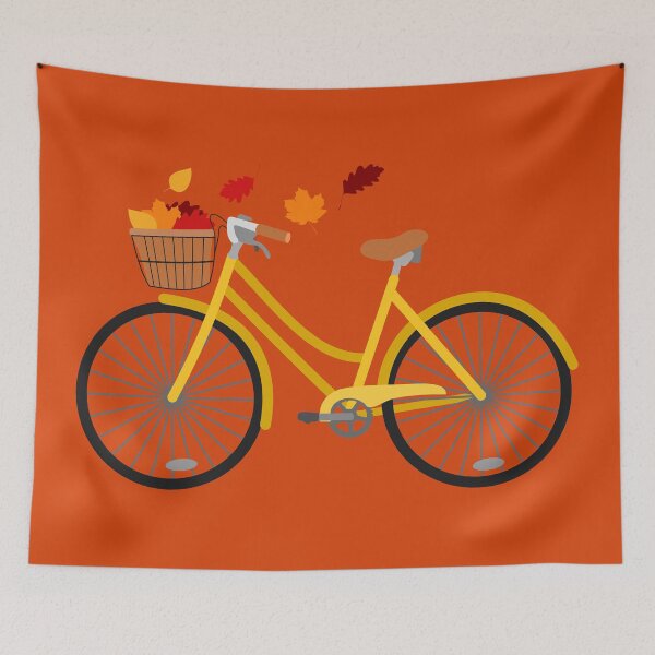 Item preview, Autumn Bike (Yellow) designed and sold by Arianna Khalil.