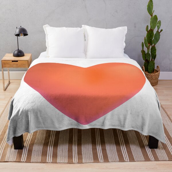 Item preview, Orange Heart Emoji - Large designed and sold by abroadDesigns.