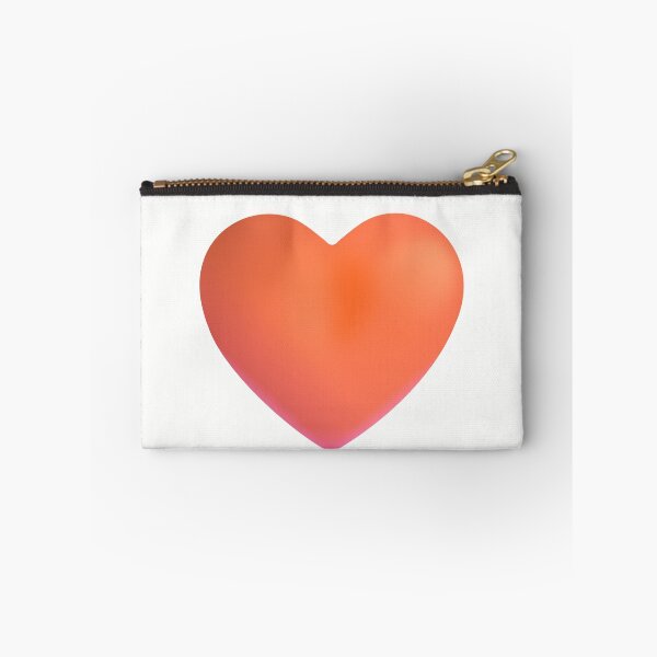 Item preview, Orange Heart Emoji - optimized designed and sold by abroadDesigns.