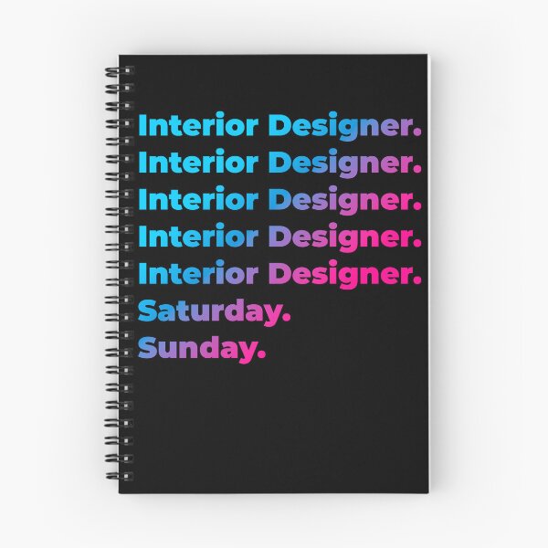 Item preview, Interior Designer. Saturday. Sunday. designed and sold by SVPOD.