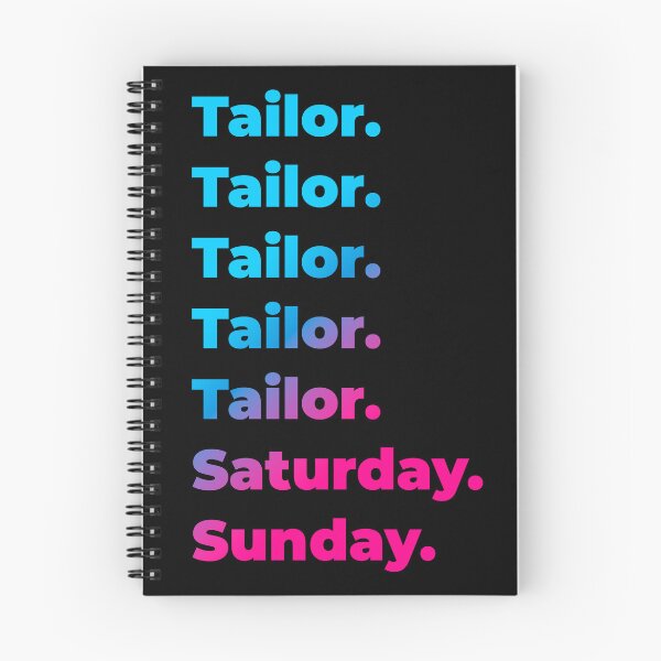 Item preview, Tailor. Saturday. Sunday. designed and sold by SVPOD.