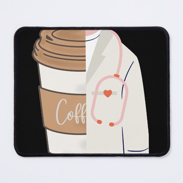 Item preview, Half Coffee Half Nurse designed and sold by ImaginedCo.