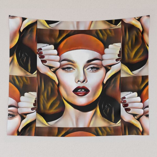 Item preview, Vanessa paradise illustration premium art  designed and sold by truemoneyman.