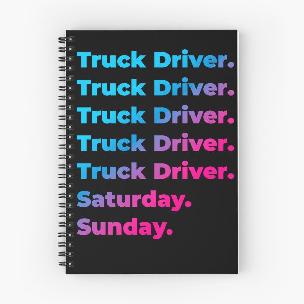 Item preview, Truck Driver. Saturday. Sunday. designed and sold by SVPOD.