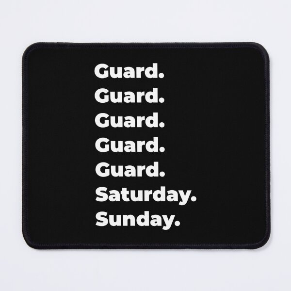 Item preview, Guard saturday and sunday designed and sold by SVPOD.