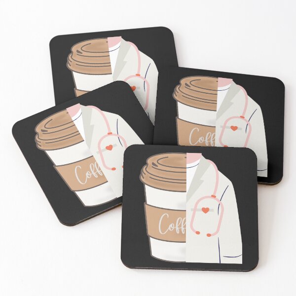 Item preview, Half Coffee Half Nurse designed and sold by ImaginedCo.