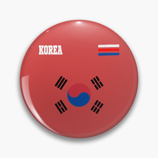 Item preview, South Korea Flag with Retro Korean National Colors designed and sold by MrEddie10.