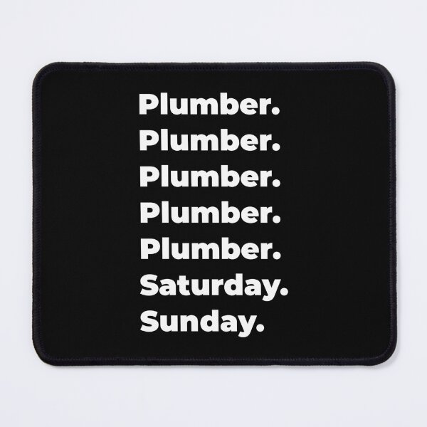 Item preview, Plumber saturday and sunday designed and sold by SVPOD.