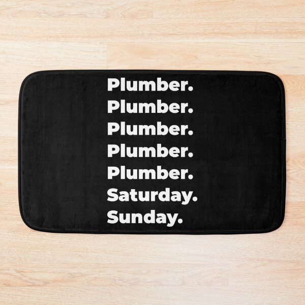 Item preview, Plumber saturday and sunday designed and sold by SVPOD.