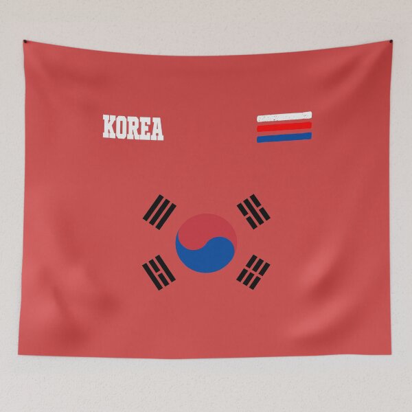 Item preview, South Korea Flag with Retro Korean National Colors designed and sold by MrEddie10.