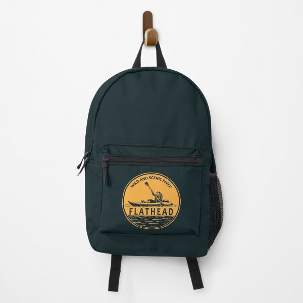 Item preview, Flathead Wild and Scenic River Kayaking Badge designed and sold by KrisSidDesigns.