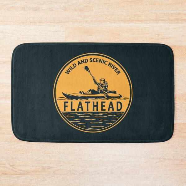 Item preview, Flathead Wild and Scenic River Kayaking Badge designed and sold by KrisSidDesigns.