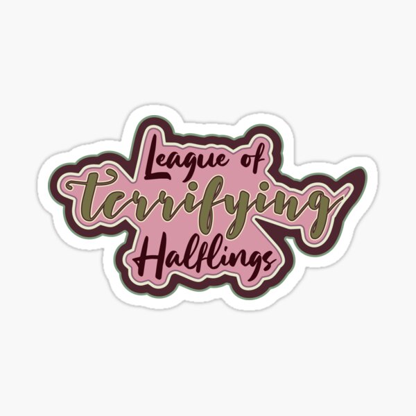 Item preview, League of Terrifying Halflings (cutesy) designed and sold by emilyjdana.