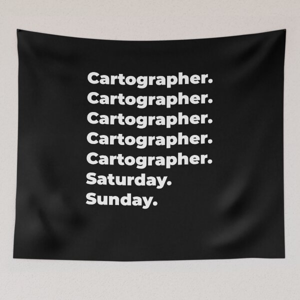Item preview, Cartographer saturday and sunday designed and sold by SVPOD.