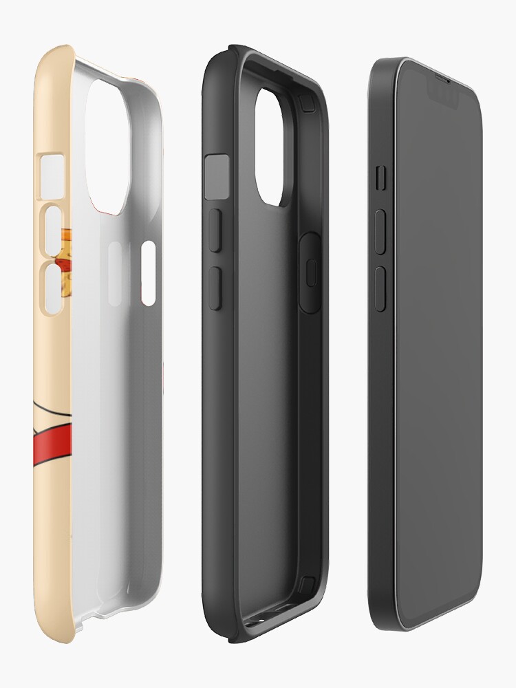 Alternate view of Corgi eats pizza iPhone Case