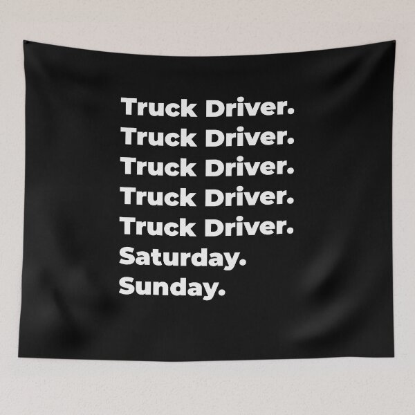 Item preview, Truck Driver saturday and sunday designed and sold by SVPOD.