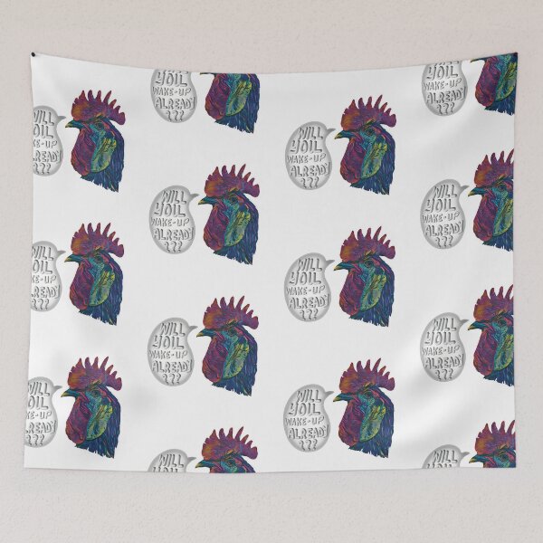 Item preview, Wake Up Already - Fun and fresh digitally illustrated graphic design - Hand-drawn art perfect for stickers and mugs, legging, notebooks, t-shirts, greeting cards, socks, hoodies, pillows and more designed and sold by cherdoodles.