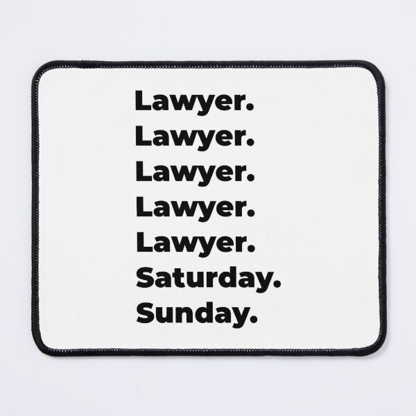 Item preview, Lawyer funny workweek designed and sold by SVPOD.