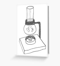 Gothic Bunsen Burner Greeting Card