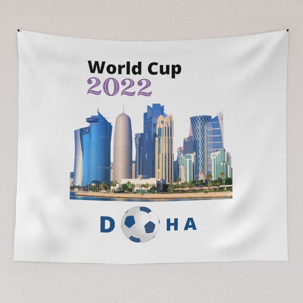 Item preview, Qatar World Cup 2022 Doha Fans T-Shirts And Dresses designed and sold by bfadul.