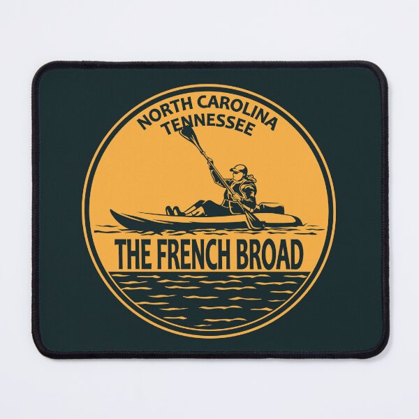 Item preview, The French Broad River Kayaking Badge designed and sold by KrisSidDesigns.