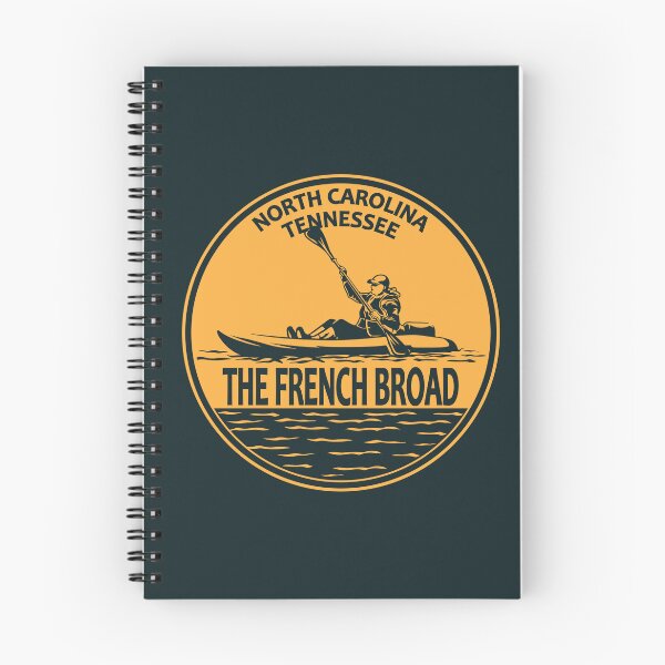 Item preview, The French Broad River Kayaking Badge designed and sold by KrisSidDesigns.
