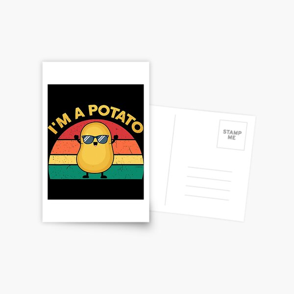 Item preview, I'm A Potato Shirt Youth Kids Retro Cute Potato designed and sold by outlandishgastr.