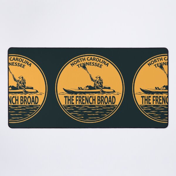Item preview, The French Broad River Kayaking Badge designed and sold by KrisSidDesigns.