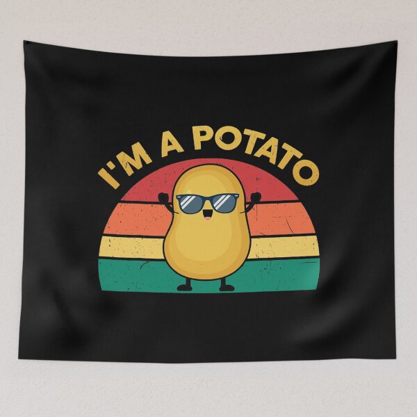 Item preview, I'm A Potato Shirt Youth Kids Retro Cute Potato designed and sold by outlandishgastr.