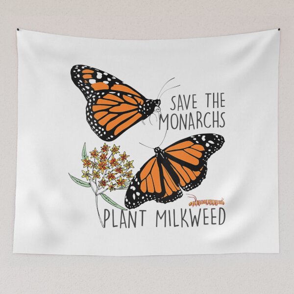 Item preview, Womens Save The Monarchs Plant Some Milkweed Funny Butterfly Flower V-Neck designed and sold by outlandishgastr.