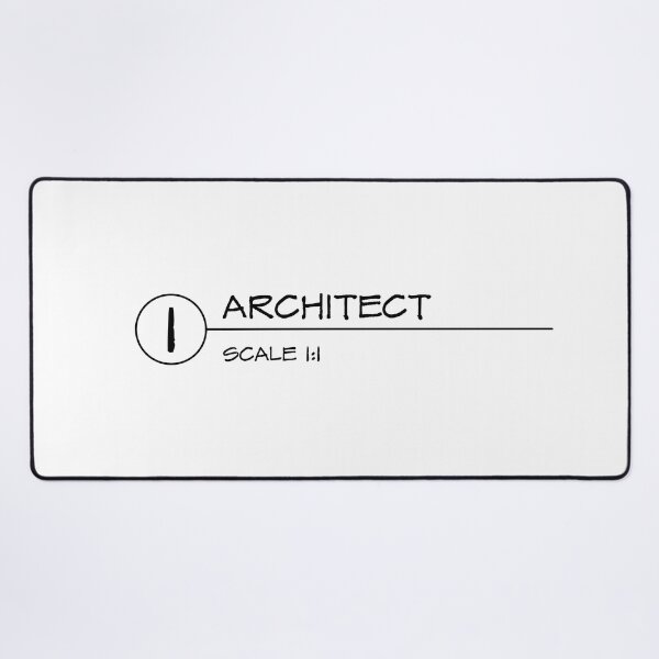 Item preview, Architect 1:1 Black Draw designed and sold by Geeky-Arch.