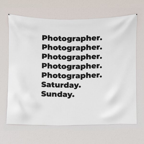 Item preview, Photographer funny workweek designed and sold by SVPOD.