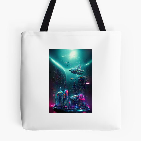 Item preview, Cyberpunk Space City designed and sold by EzraRogers.