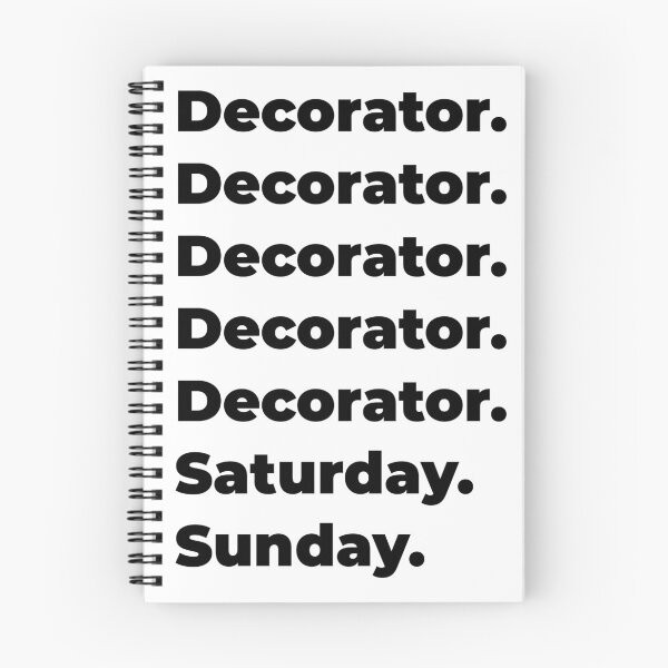 Item preview, Decorator funny workweek designed and sold by SVPOD.