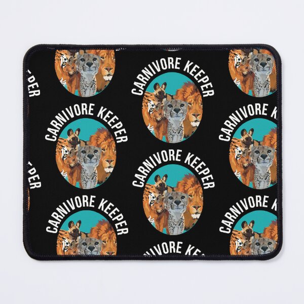 Item preview, Carnivore Keeper, Carnivore Keeper Illustration – Wildlife Zookeeper Art for Big Cat & Predator Lovers designed and sold by PrettylittlepastelUk.