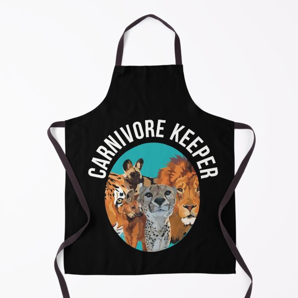 Item preview, Carnivore Keeper, Carnivore Keeper Illustration – Wildlife Zookeeper Art for Big Cat & Predator Lovers designed and sold by PrettylittlepastelUk.