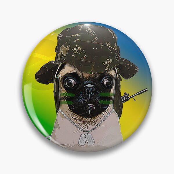 Item preview, Brazilian Soldier Pug designed and sold by L'art Designs.