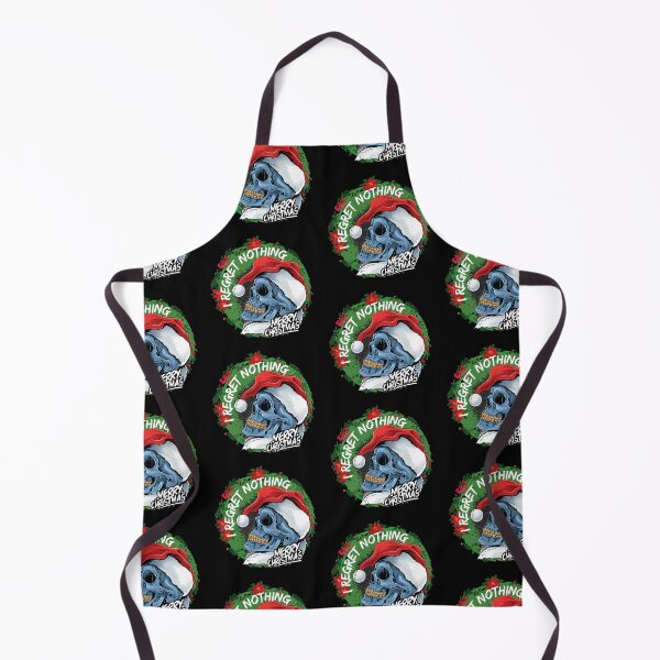 Item preview, I Regret Nothing -  Hipster Santa Skull  designed and sold by AwakenedSoul.