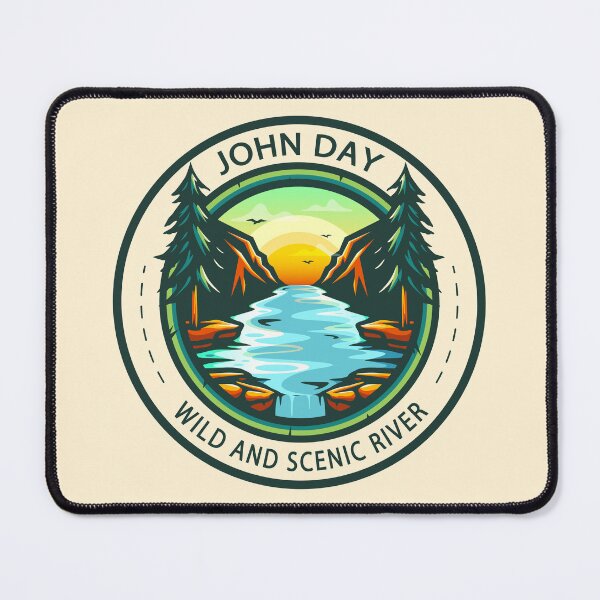 Item preview, John Day Wild And Scenic River Badge designed and sold by KrisSidDesigns.