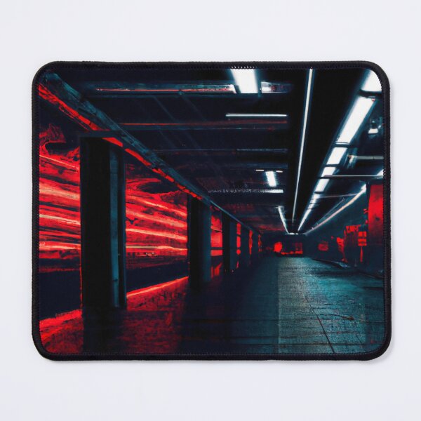 Item preview, Evil Cyberpunk Subway Train Station - AI Generated Art designed and sold by Vault256.