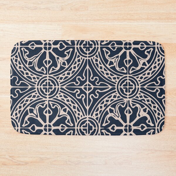 Item preview, Tile Series, Part 6, Blush Pink on Navy Blue designed and sold by KShedenhelm.