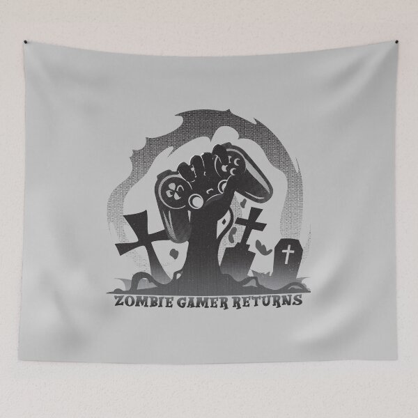Item preview, Zombie gamer returns - funny saying designed and sold by VichallanStudio.