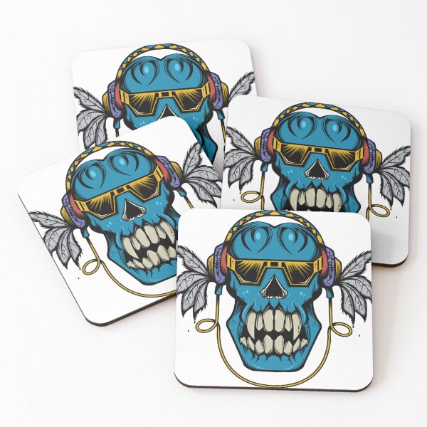 Item preview, Skull sticker printing designed and sold by YAZEEDBASH.