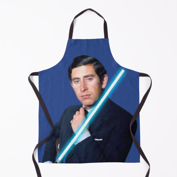 Item preview, King Charles Young Lightsaber Funny Portrait designed and sold by Teetans.